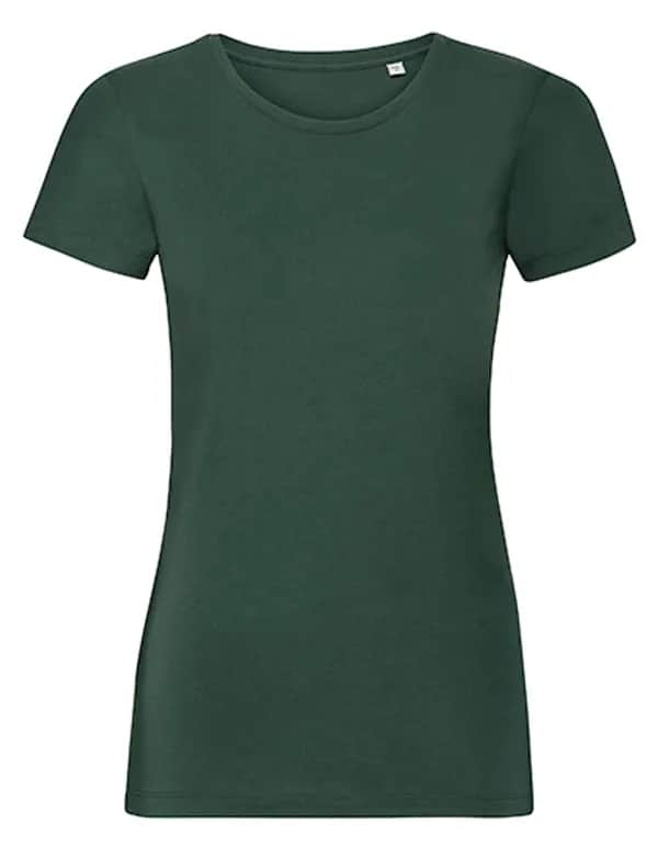 Ladies`Pure Organic T - Bottle Green