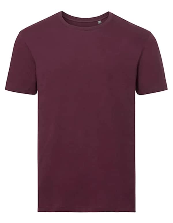 Men`s Pure Organic T - Burgundy
