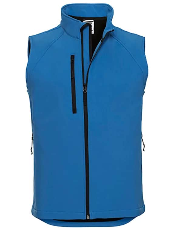 Men´s Softshell Gilet - Azure Blue