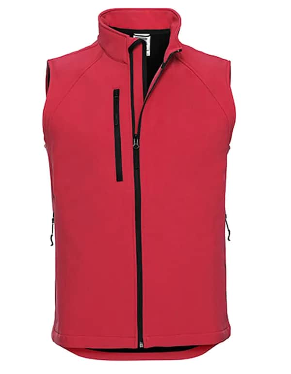 Men´s Softshell Gilet - Classic Red