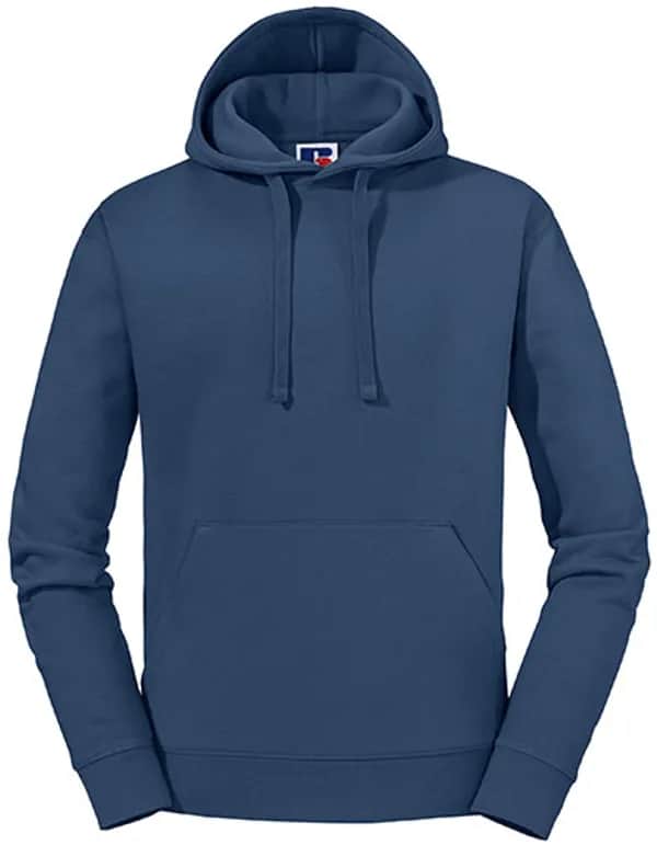 Mens Authentic Hooded Sweat - Indigo