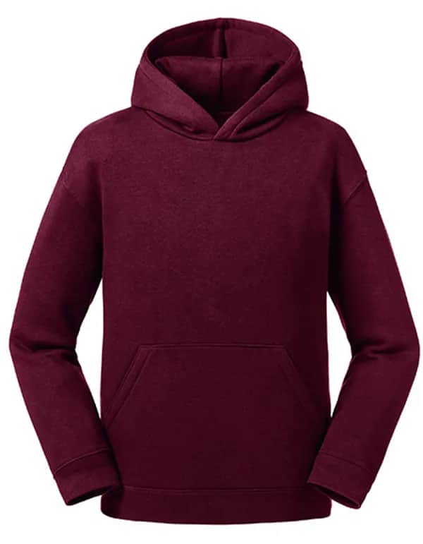 Kids Authentic Hooded Sweat - Burgundy