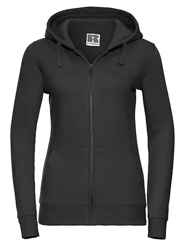Ladies´ Authentic Zipped Hood Jacket - Black
