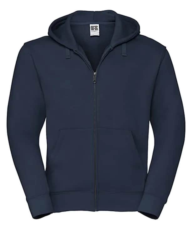 Mens Authentic Zipped Hood Jacket - French Navy