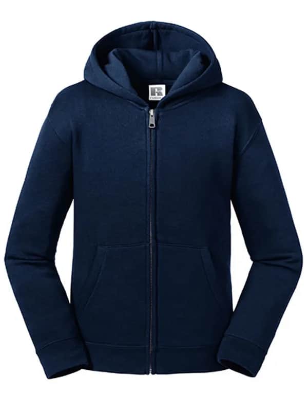 Kids Authentic Zipped Hood Jacket - French Navy