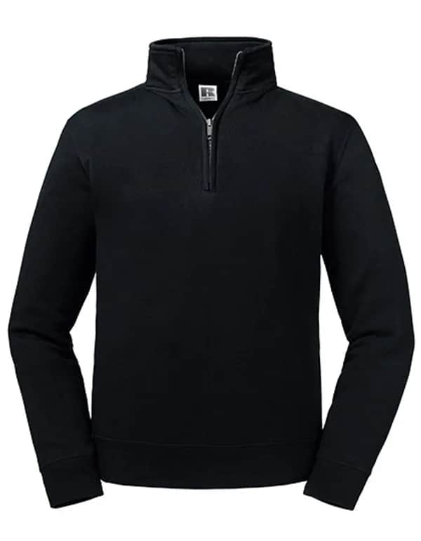 Authentic Quarter Zip Sweat - Black