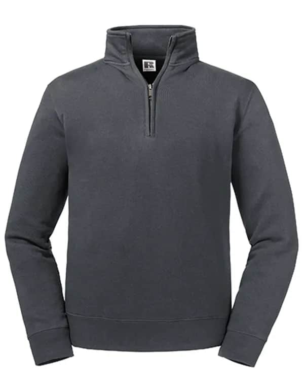 Authentic Quarter Zip Sweat - Convoy Grey (Solid)
