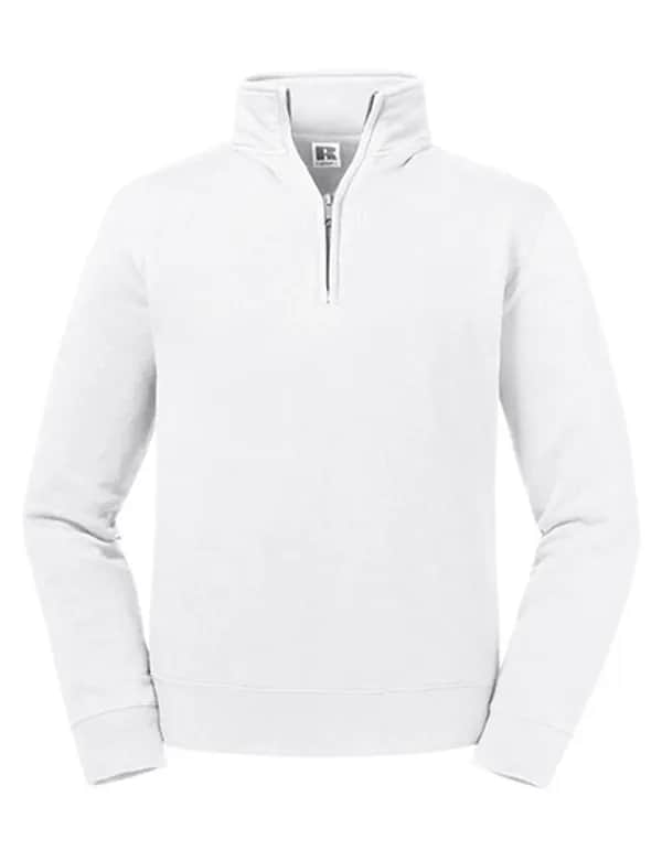 Authentic Quarter Zip Sweat - White