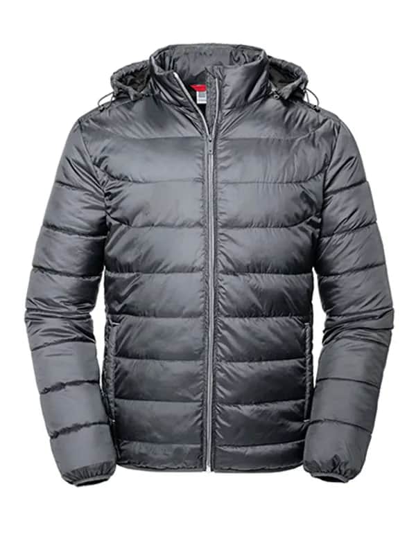 Men´s Hooded Nano Jacket - Iron Grey