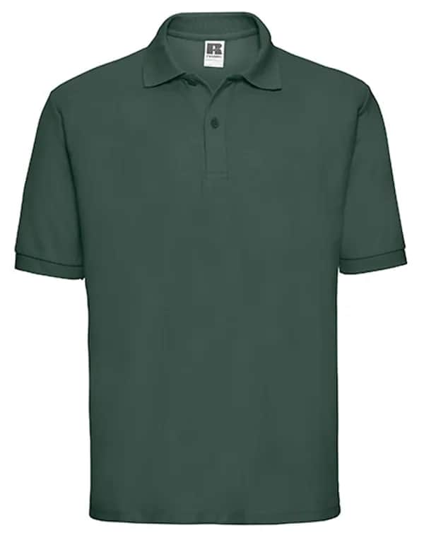 Mens Classic Polycotton Polo - Bottle Green
