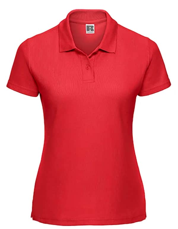 Ladies Classic Polycotton Polo - Bright Red