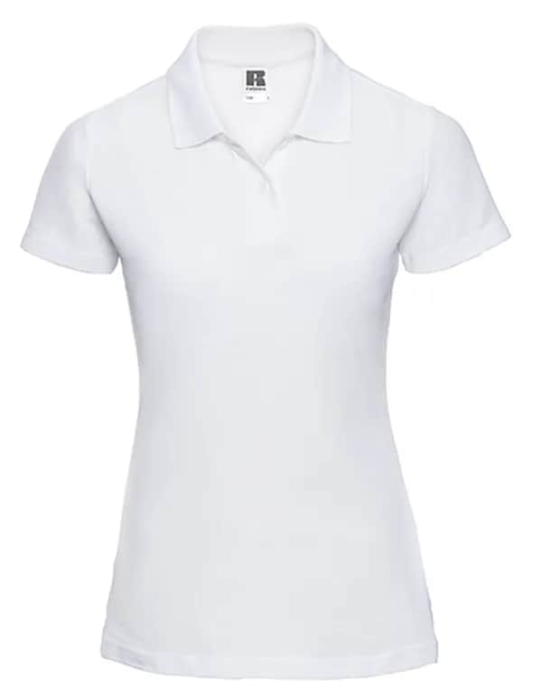 Ladies Classic Polycotton Polo - White