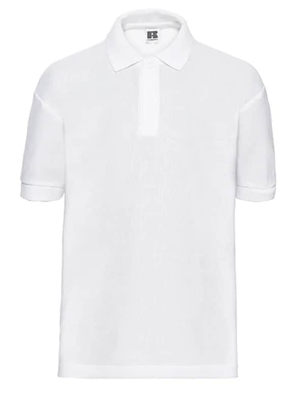 Kids Classic Polycotton Polo - White