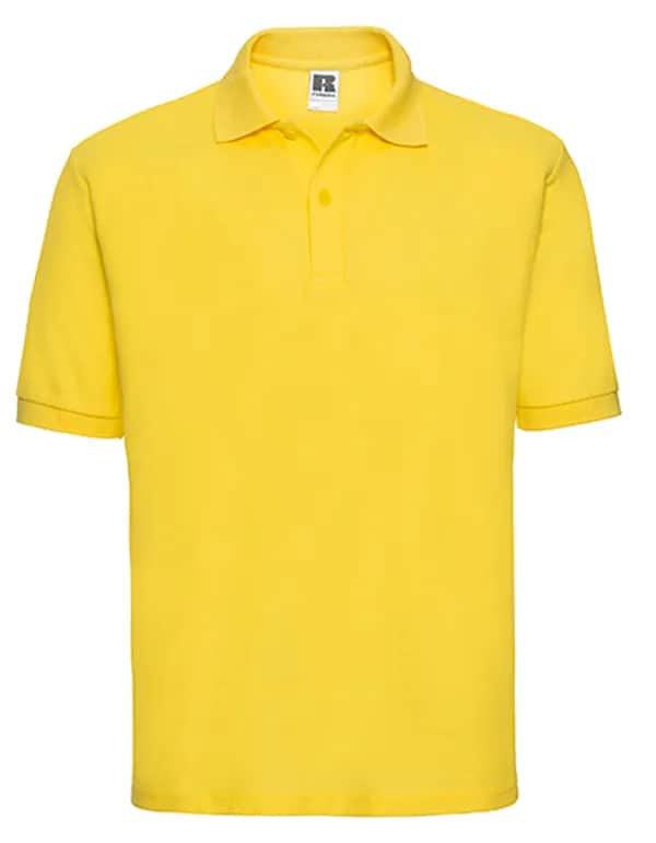 Mens Classic Polycotton Polo - Yellow