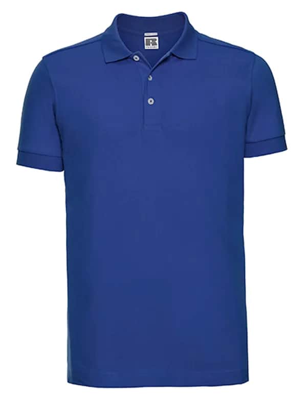 Mens Fitted Stretch Polo - Bright Royal