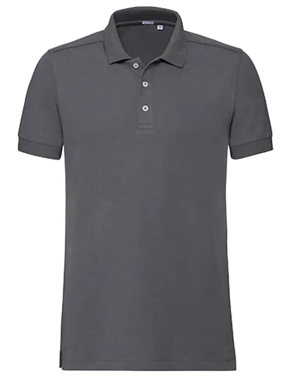 Mens Fitted Stretch Polo - Convoy Grey (Solid)
