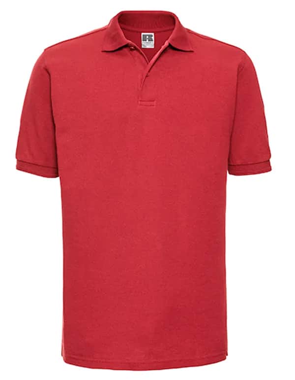 Hardwearing Polycotton Polo - Bright Red