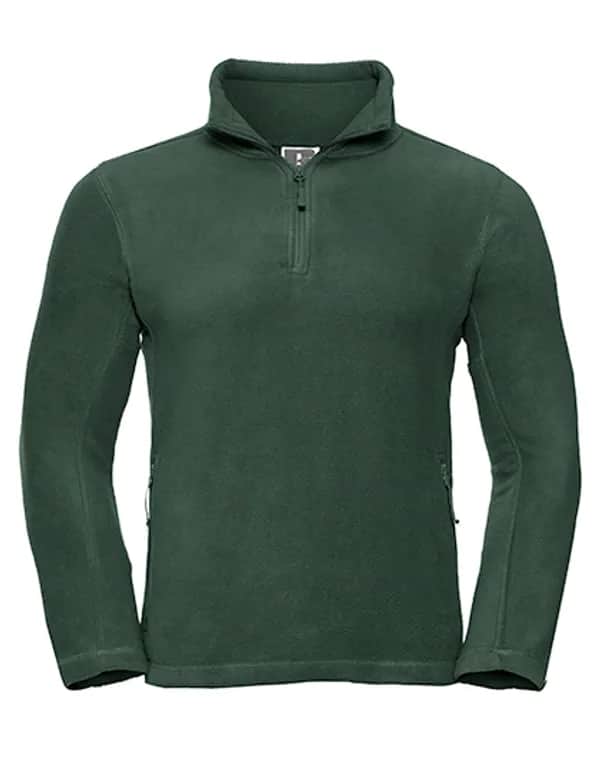 Quarter Zip Outdoor Fleece - Bottle Green