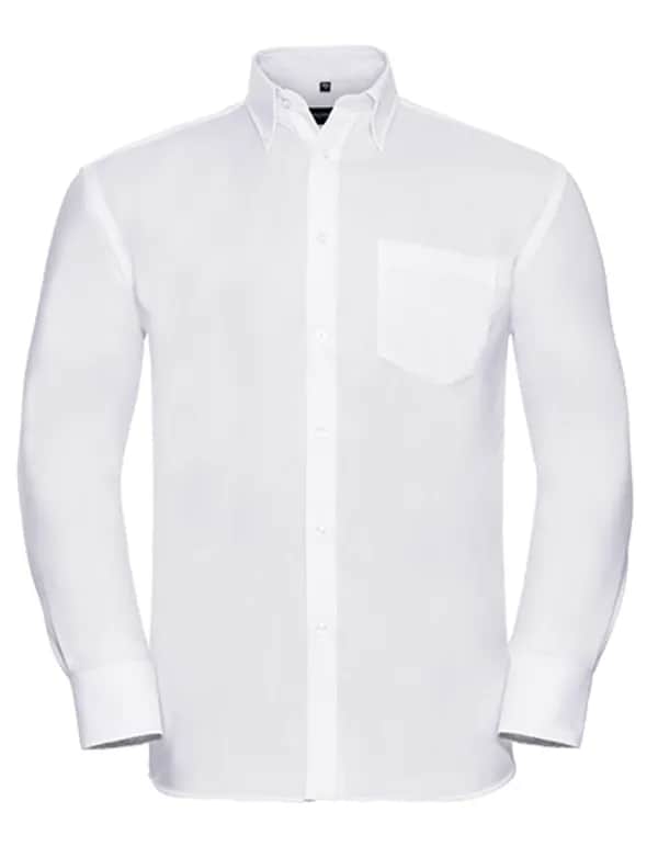 Mens Long Sleeve Classic Ultimate Non-Iron Shirt - White