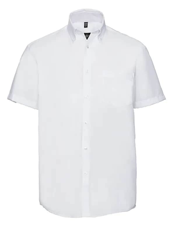 Mens Short Sleeve Classic Ultimate Non-Iron Shirt - White