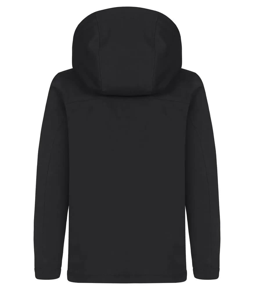 Padded Hoody Softshell Junior - Black