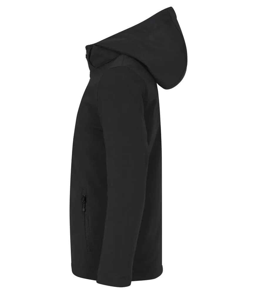 Padded Hoody Softshell Junior - Black