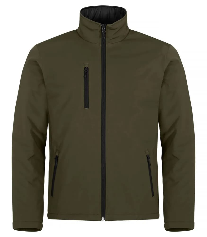 Padded Softshell Jacket - Fog Green