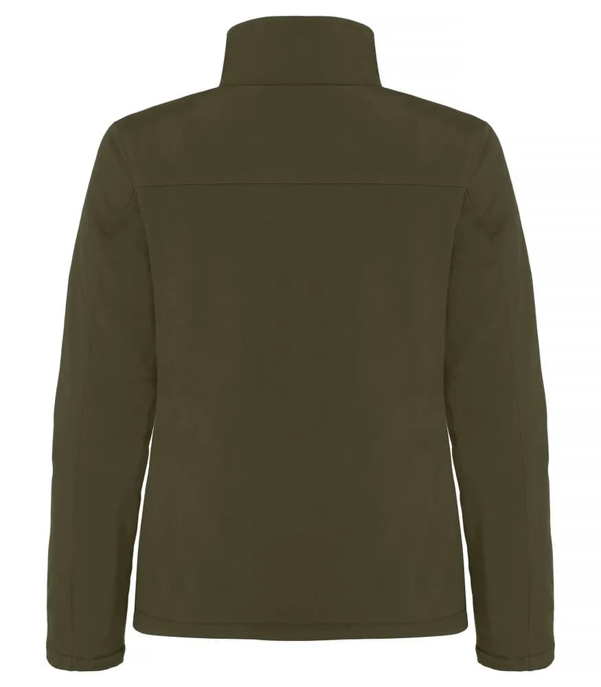 Padded Softshell Jacket Women - Fog Green
