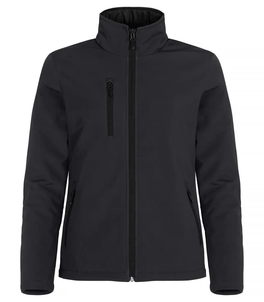 Padded Softshell Jacket Women - Black