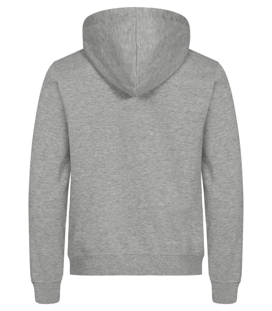 Miami Hoody Full Zip - Grey Mélange