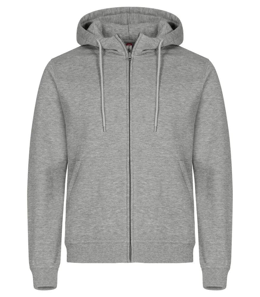 Miami Hoody Full Zip - Grey Mélange
