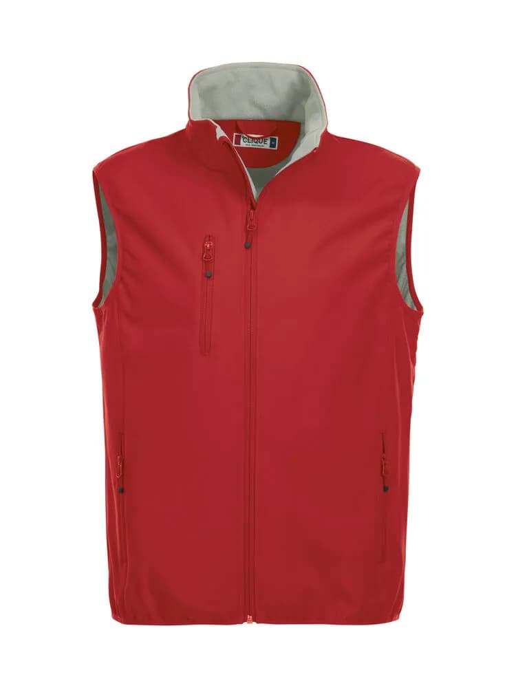 Basic Softshell Vest - Red