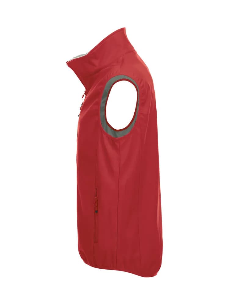 Basic Softshell Vest - Red