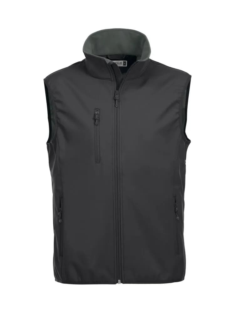 Basic Softshell Vest - Black