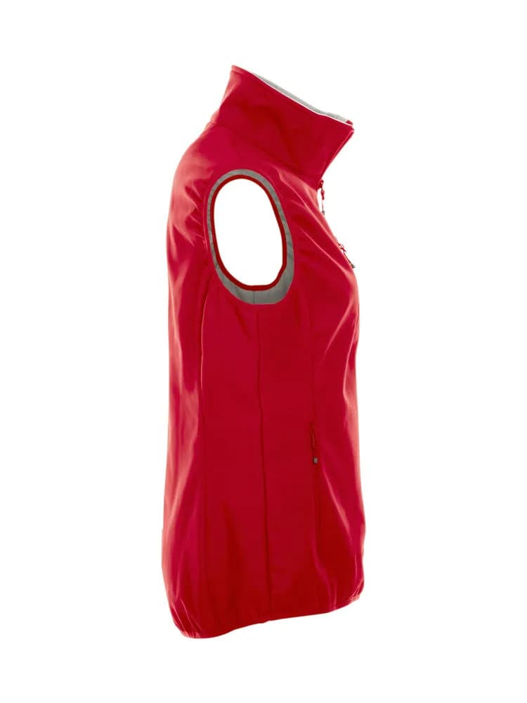 Basic Softshell Vest Ladies - Red