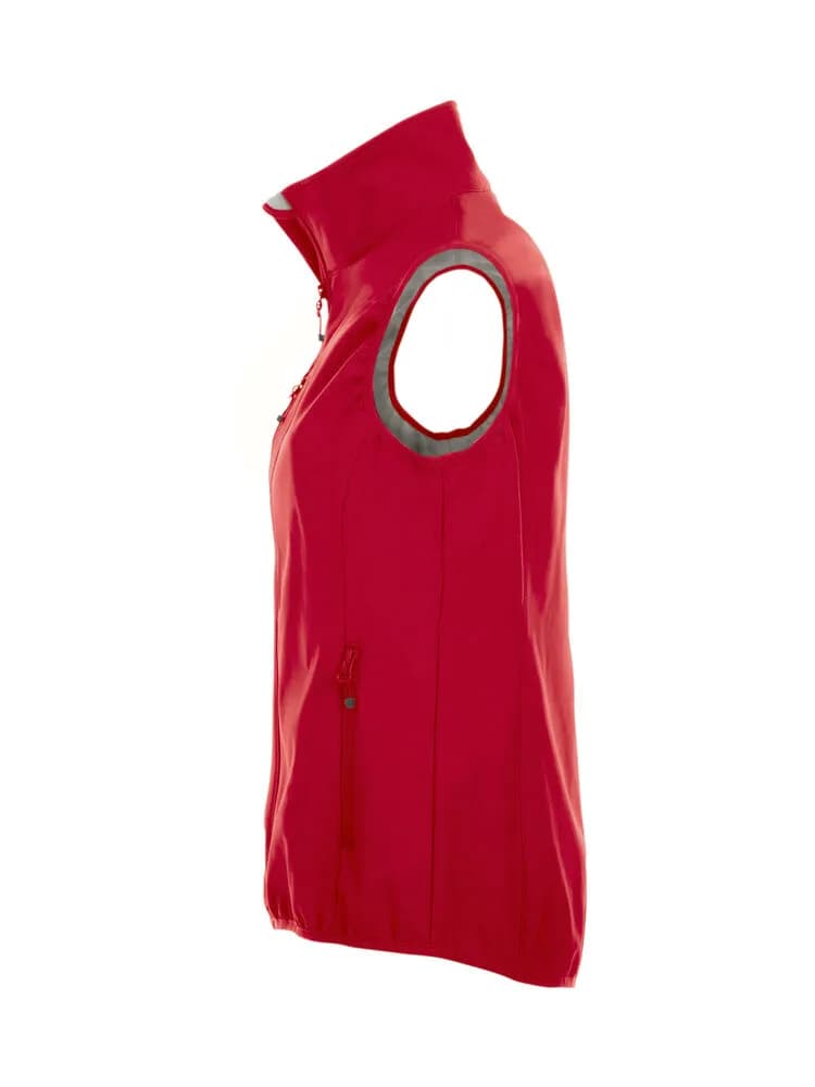 Basic Softshell Vest Ladies - Red