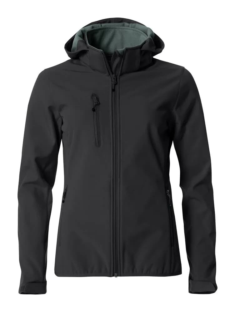 Basic Hoody Softshell Ladies - Black