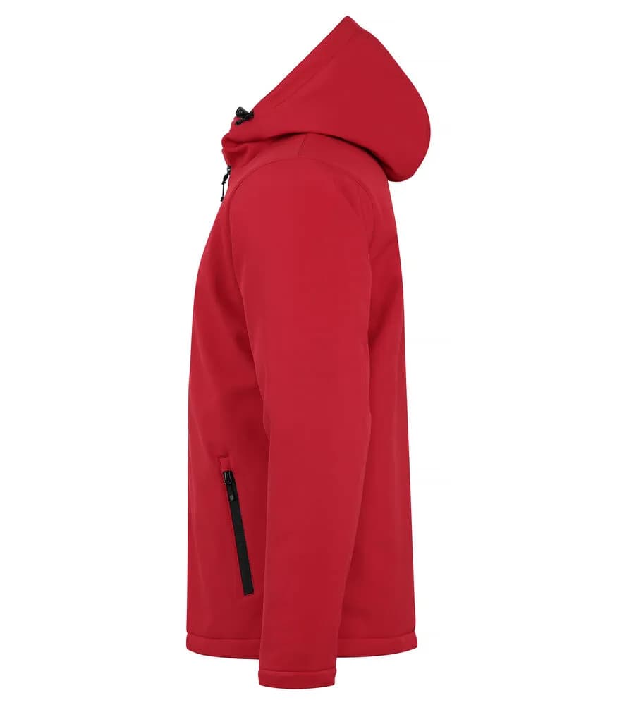 Padded Hoody Softshell - Red