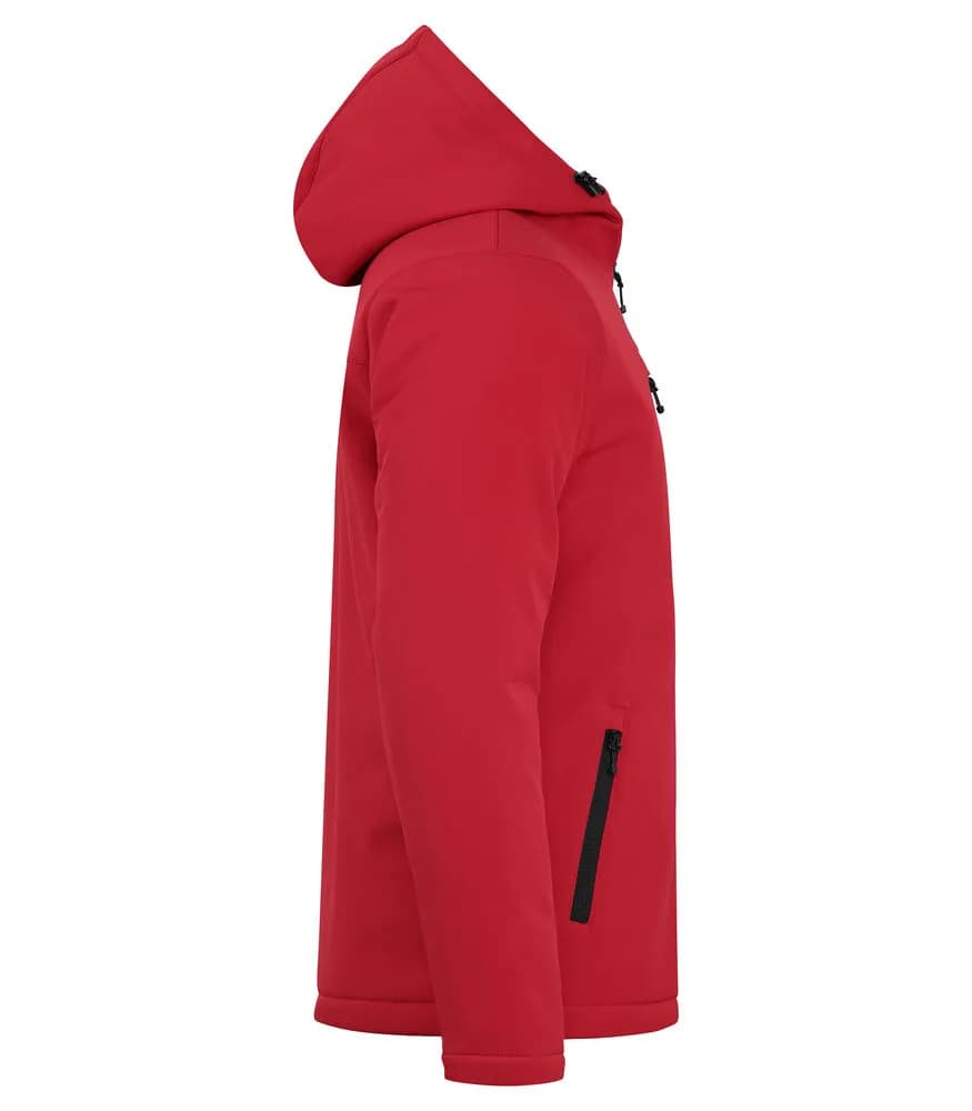 Padded Hoody Softshell - Red