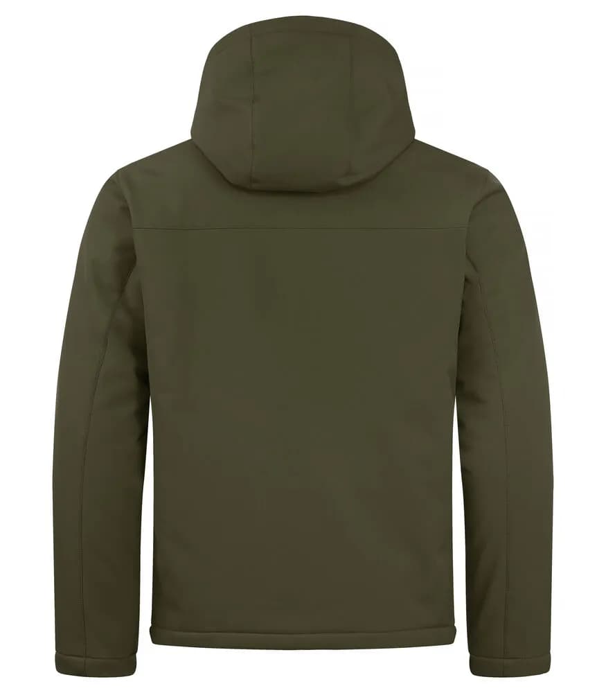 Padded Hoody Softshell - Fog Green