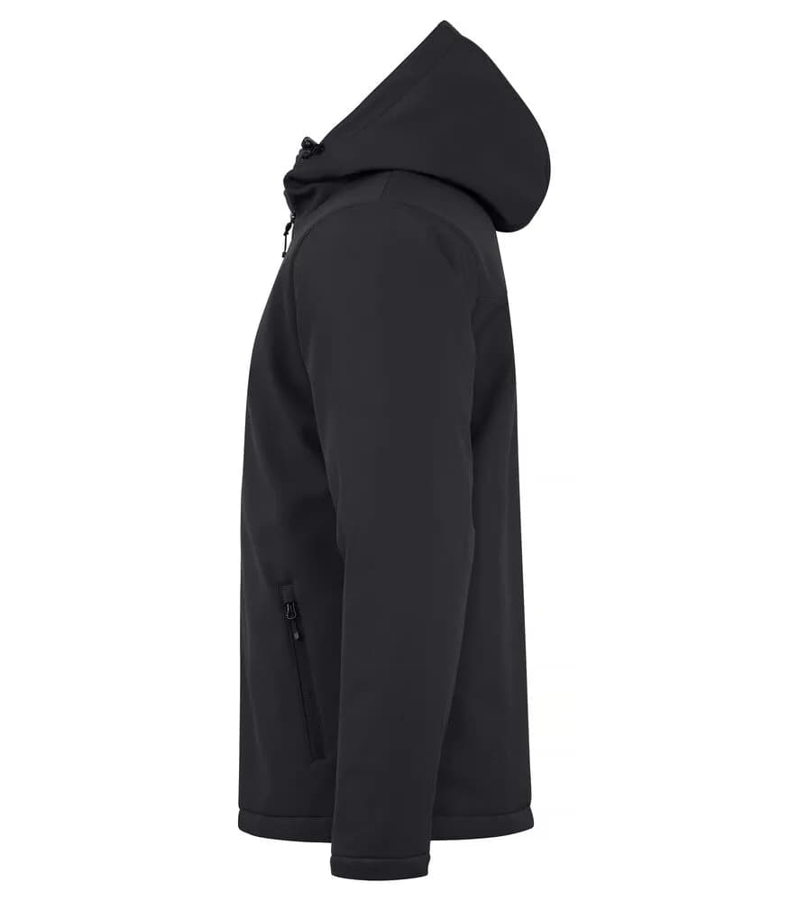 Padded Hoody Softshell - Black