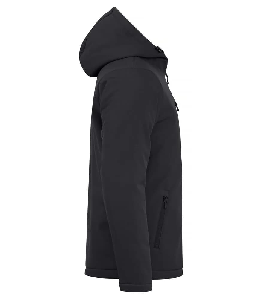 Padded Hoody Softshell - Black