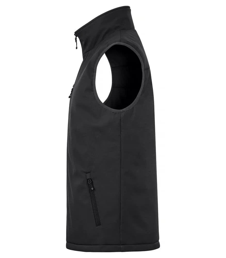 Padded Softshell Vest - Black