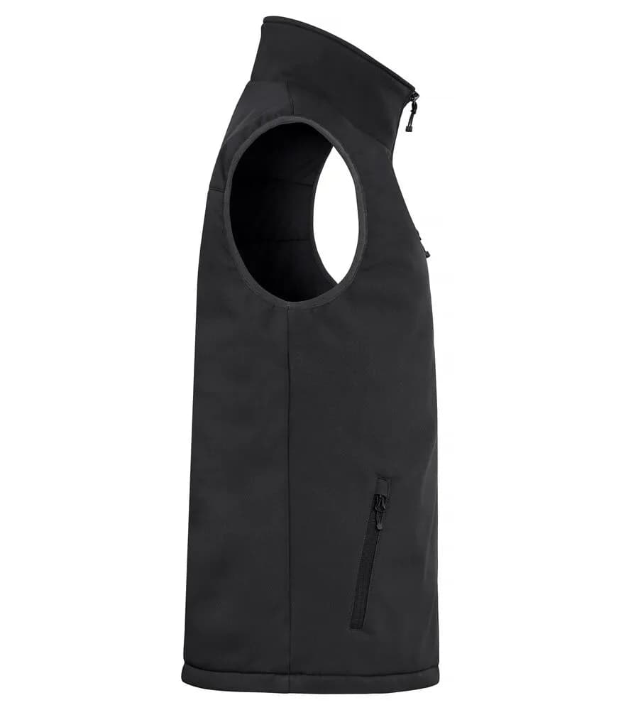 Padded Softshell Vest - Black