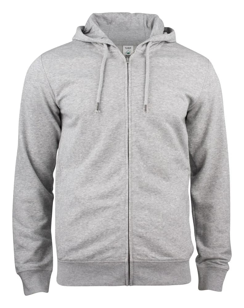 Premium Oc Hoody Full Zip - Grey Melange