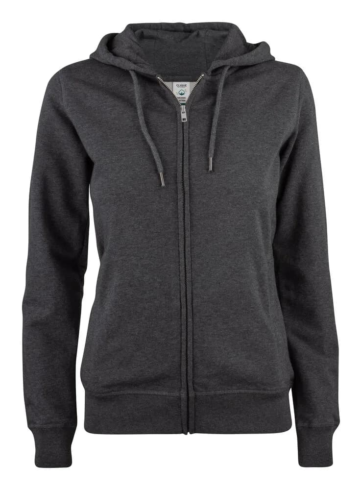 Premium Oc Hoody Full Zip Women - Anthracite Melange