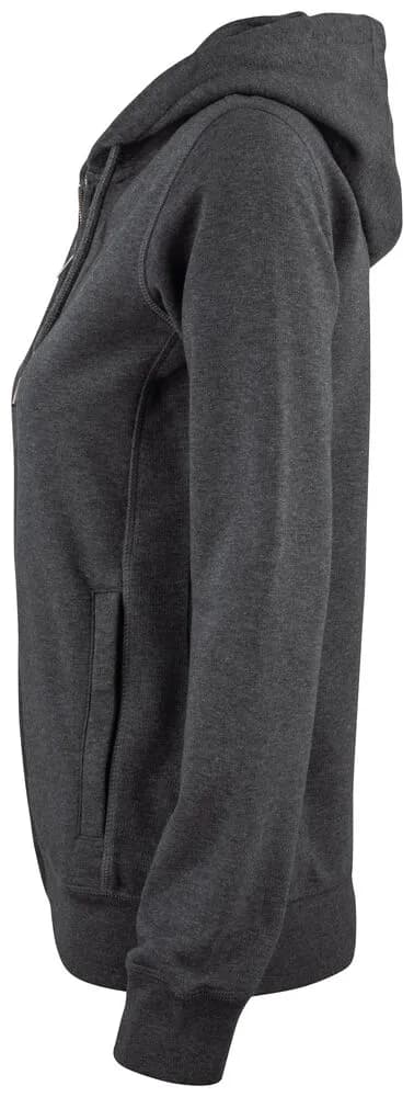 Premium Oc Hoody Full Zip Women - Anthracite Melange