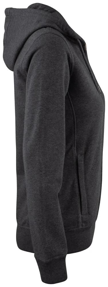 Premium Oc Hoody Full Zip Women - Anthracite Melange