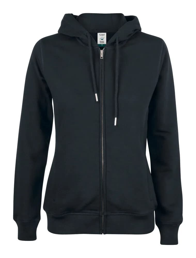 Premium Oc Hoody Full Zip Women - Black