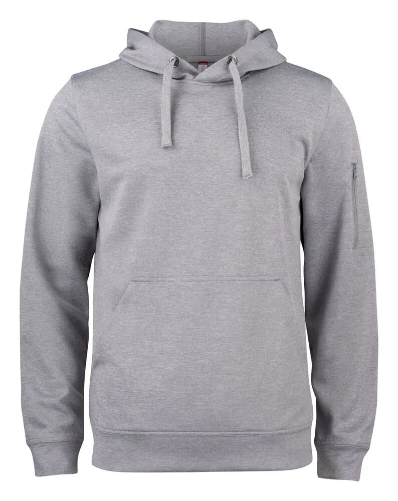 Basic Active Hoody - Grey Melange